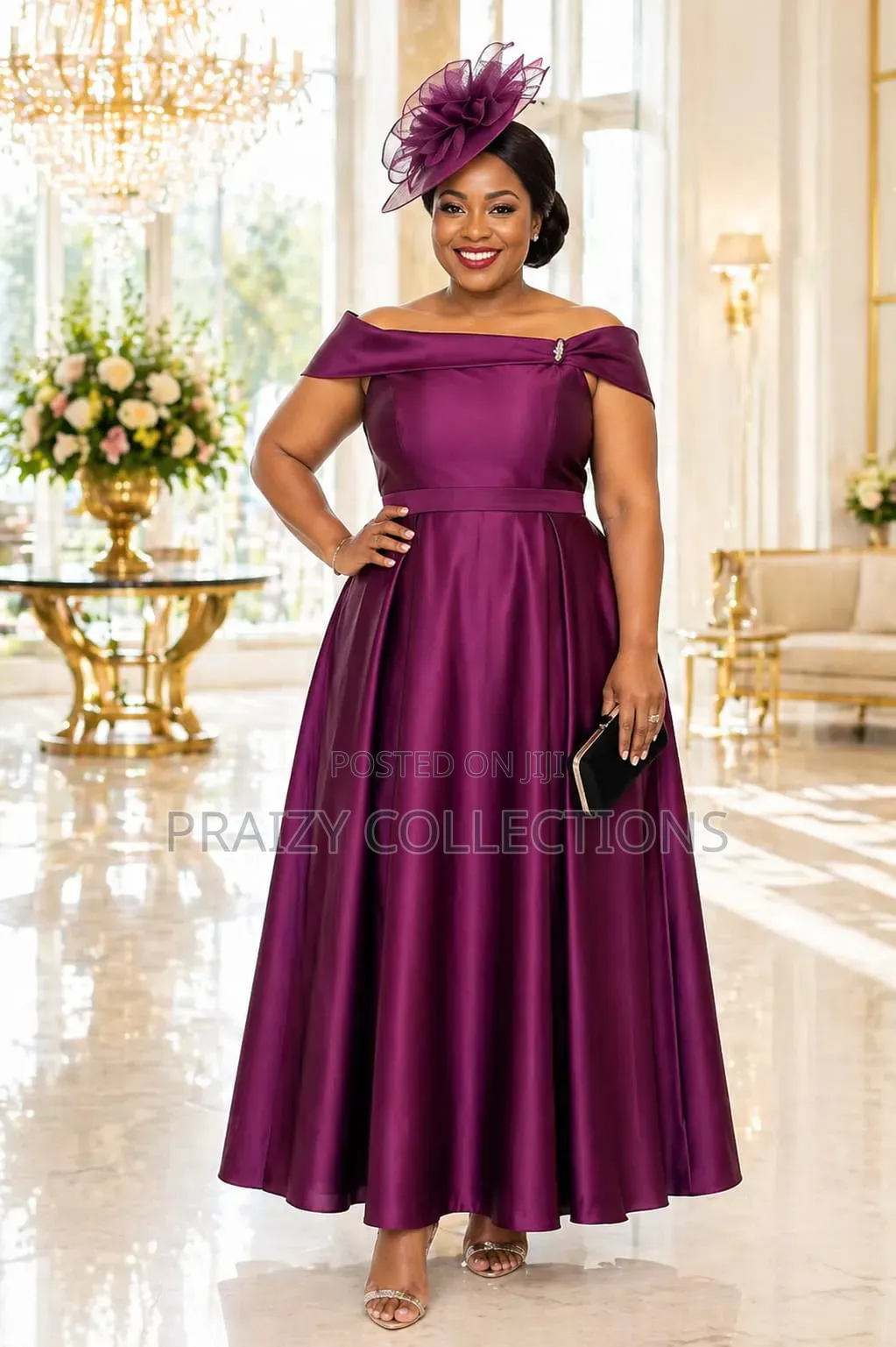 Classic Satin Maxi Dress