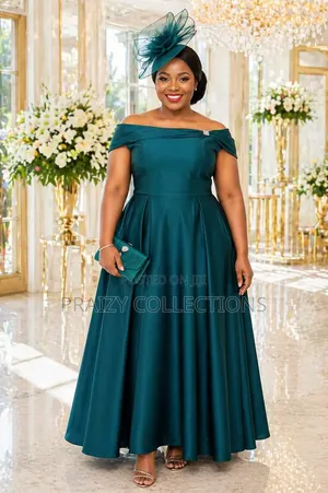 Classic Satin Maxi Dress