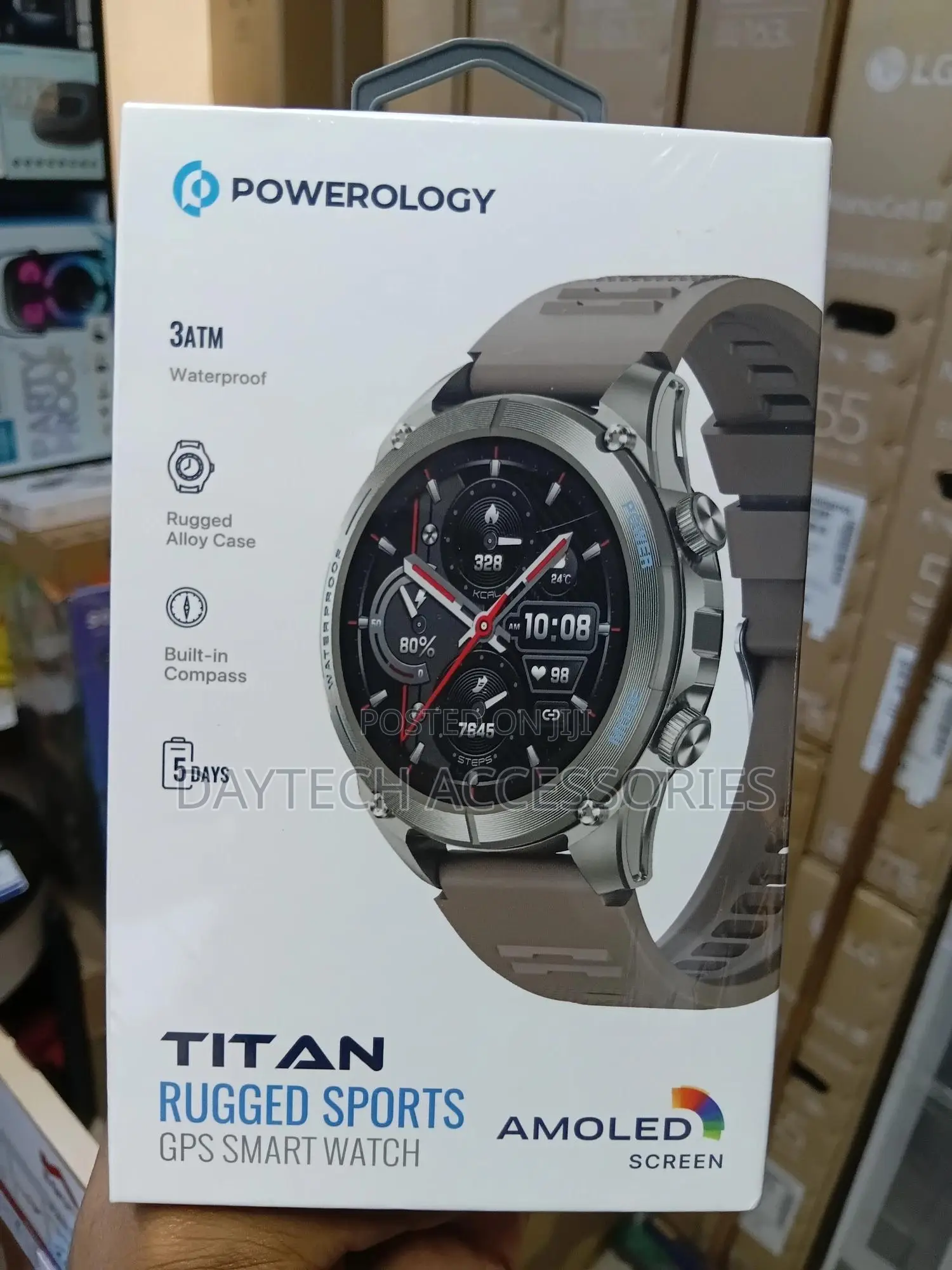 Powerology Titan Rugged Sports GPS Smart Watch.