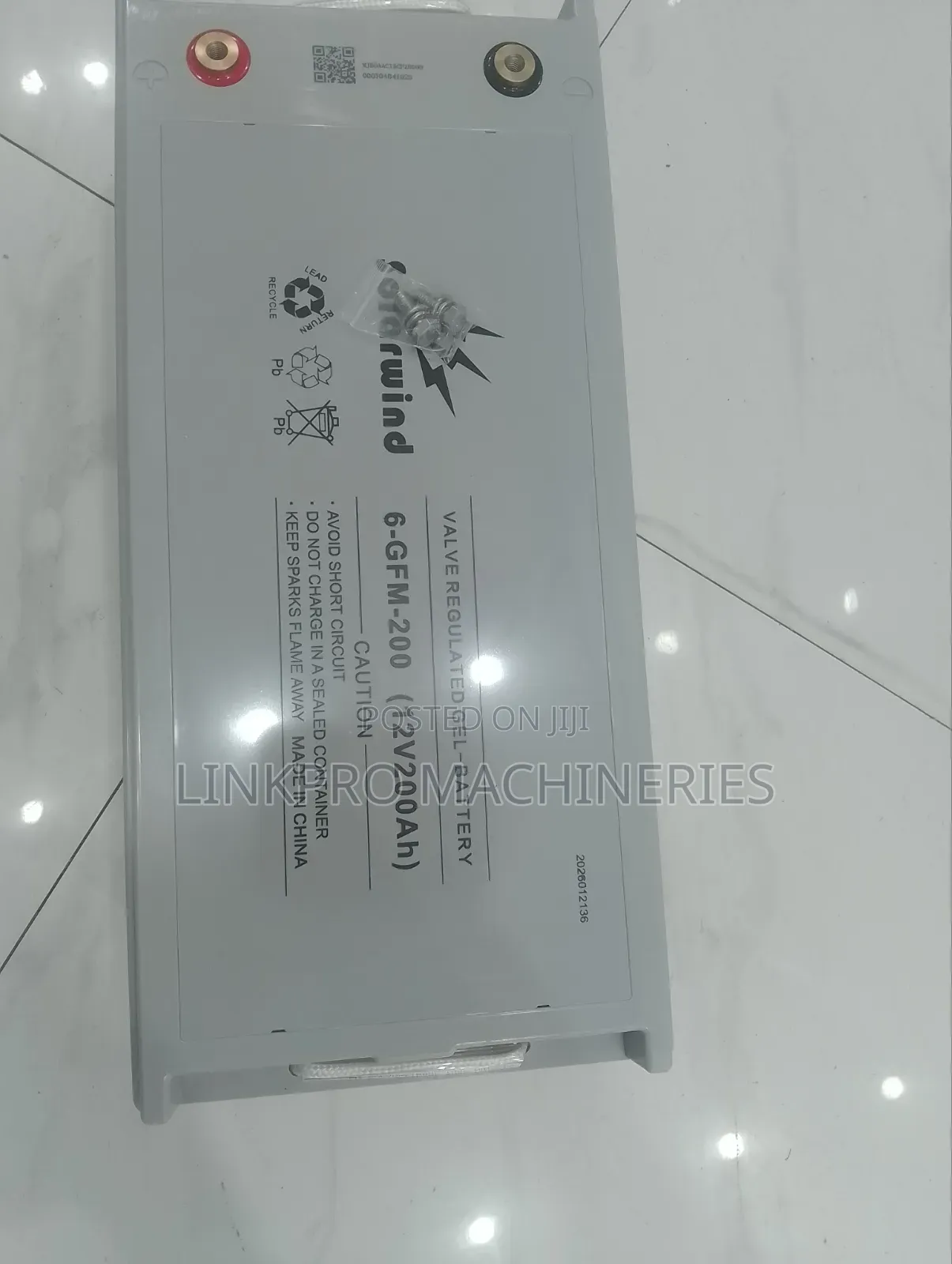200 Ah 12 v Solar Wind Gel Battery