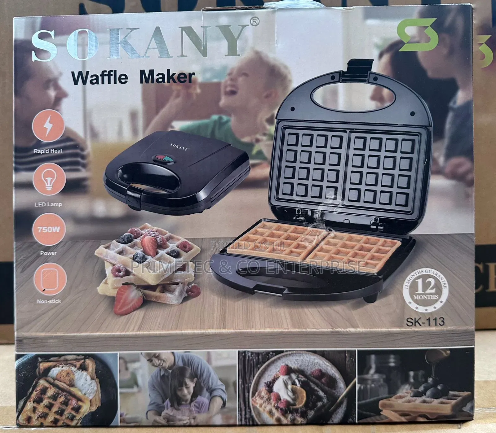 *Sokany Waffle Maker