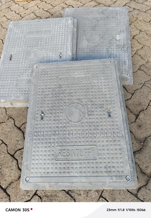 Manhole Cover 450×600mm – Strong Secure Fibre Solution - thumbnail 2