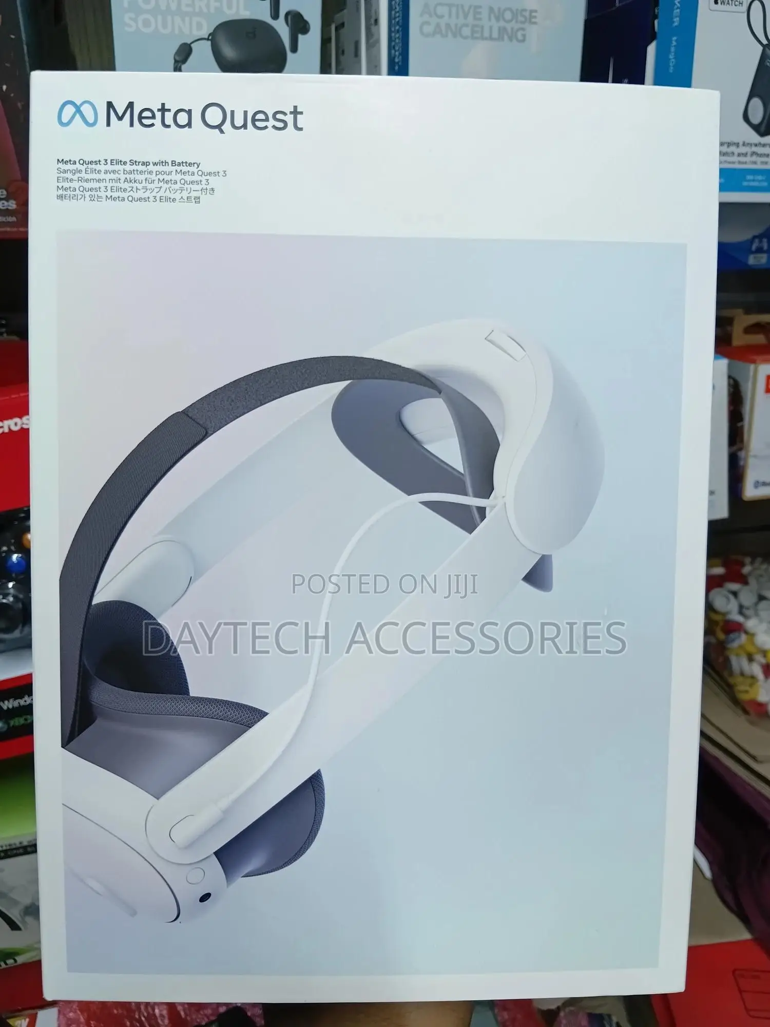 The Meta Quest 3 Elite Strap With Battery.