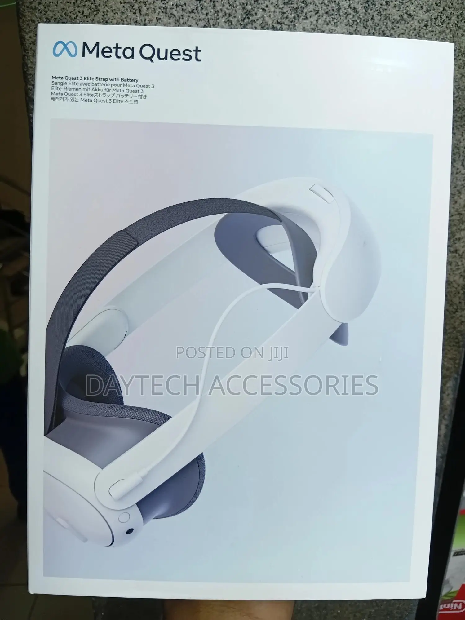 The Meta Quest 3 Elite Strap With Battery.