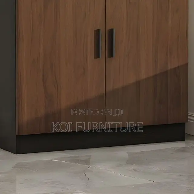 Office Cabinet; Wooden Executive Credenza Cabinet With 2 Doors