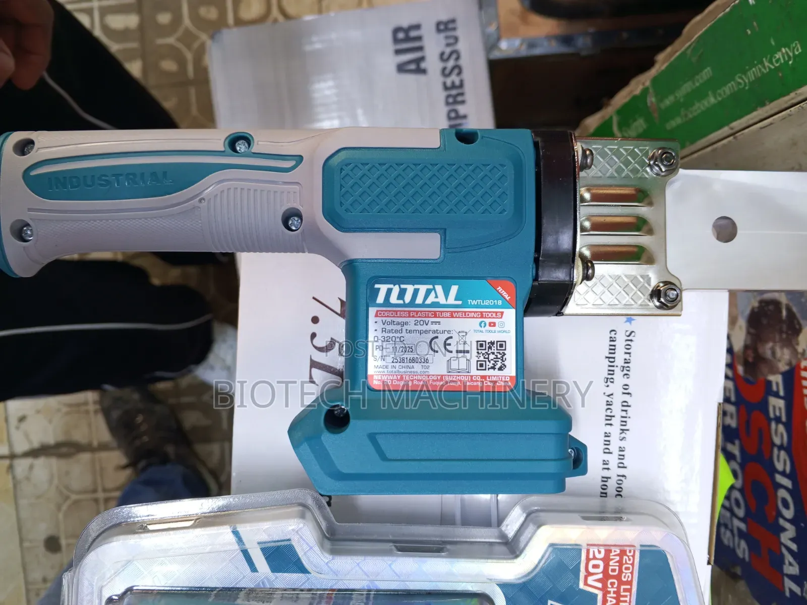 Total Cordless PPR Welding Machine With 4ah Battery