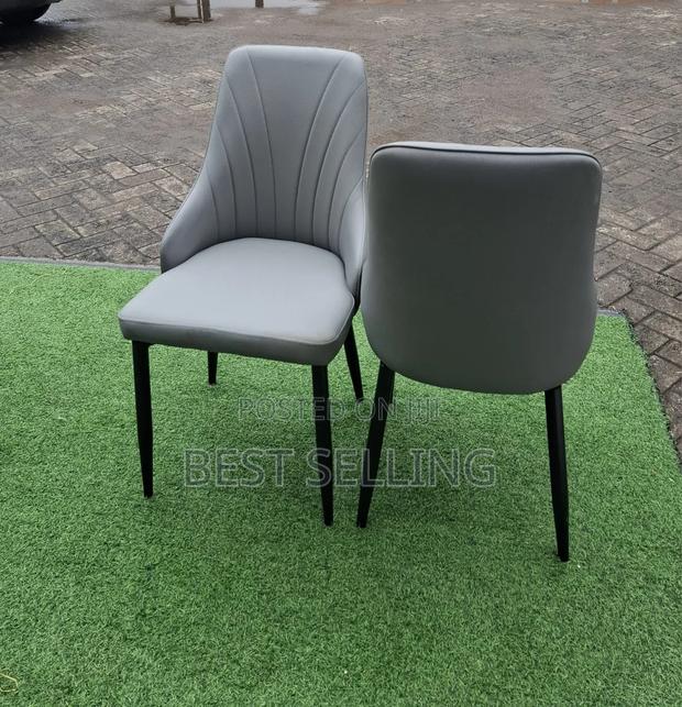 Padded Gray Dining Chairs