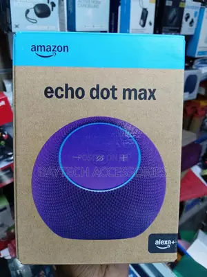 Echo Dot Max Smart Speaker in the Amethyst (Purple) Color.