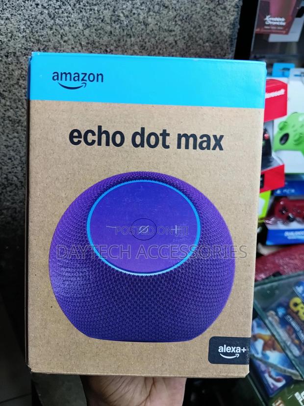 Echo Dot Max Smart Speaker in the Amethyst (Purple) Color. - thumbnail 4