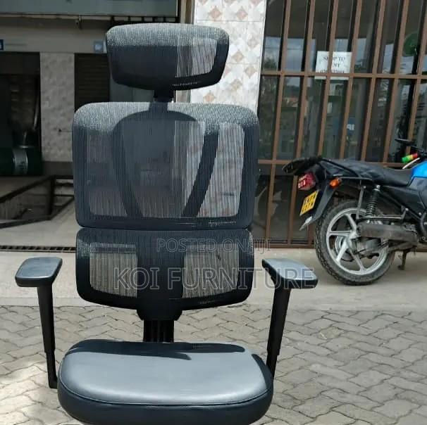 Office Chairs; Executive High Back Orthopedic Office Mesh Chair - thumbnail 3