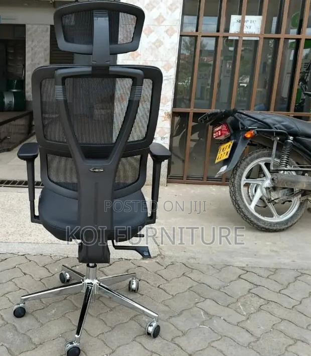 Office Chairs; Executive High Back Orthopedic Office Mesh Chair - thumbnail 5