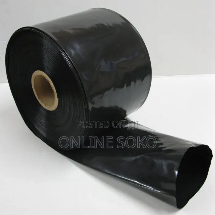 Polythene Layflat Tubing For Packaging - 3 Inch Or 4 Inch – Black