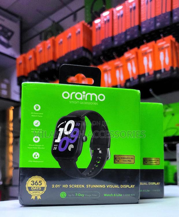 Oraimo Watch 6 Lite 2.01'' Smart Watch With Cool Ui Interface - thumbnail 2