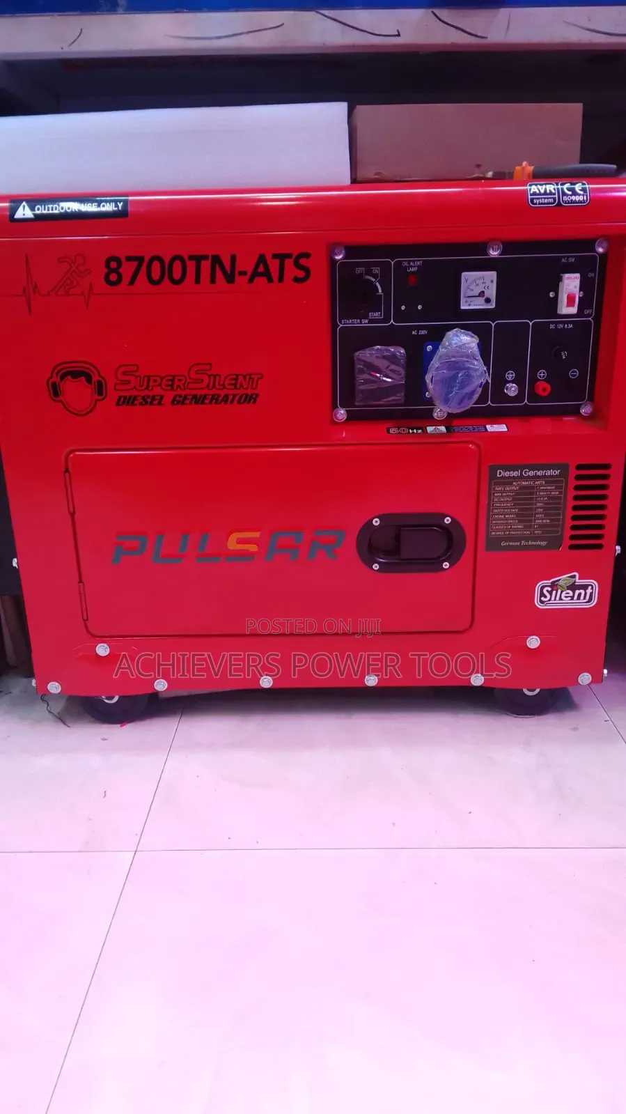 Pulsar 12kva Generator Machine With Key Start