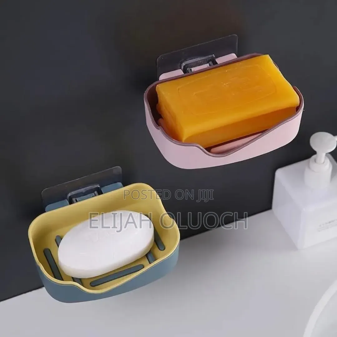 Double Drain Portable Soap Holder