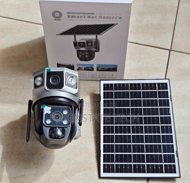 360degrees Rotating V380 Solar Powered Wifi Camera
