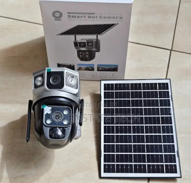 360degrees Rotating V380 Solar Powered Wifi Camera