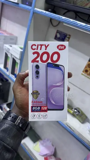 New Itel City 200 128 GB Black
