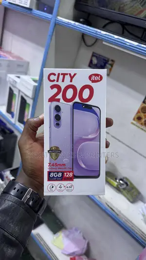 New Itel City 200 128 GB Black
