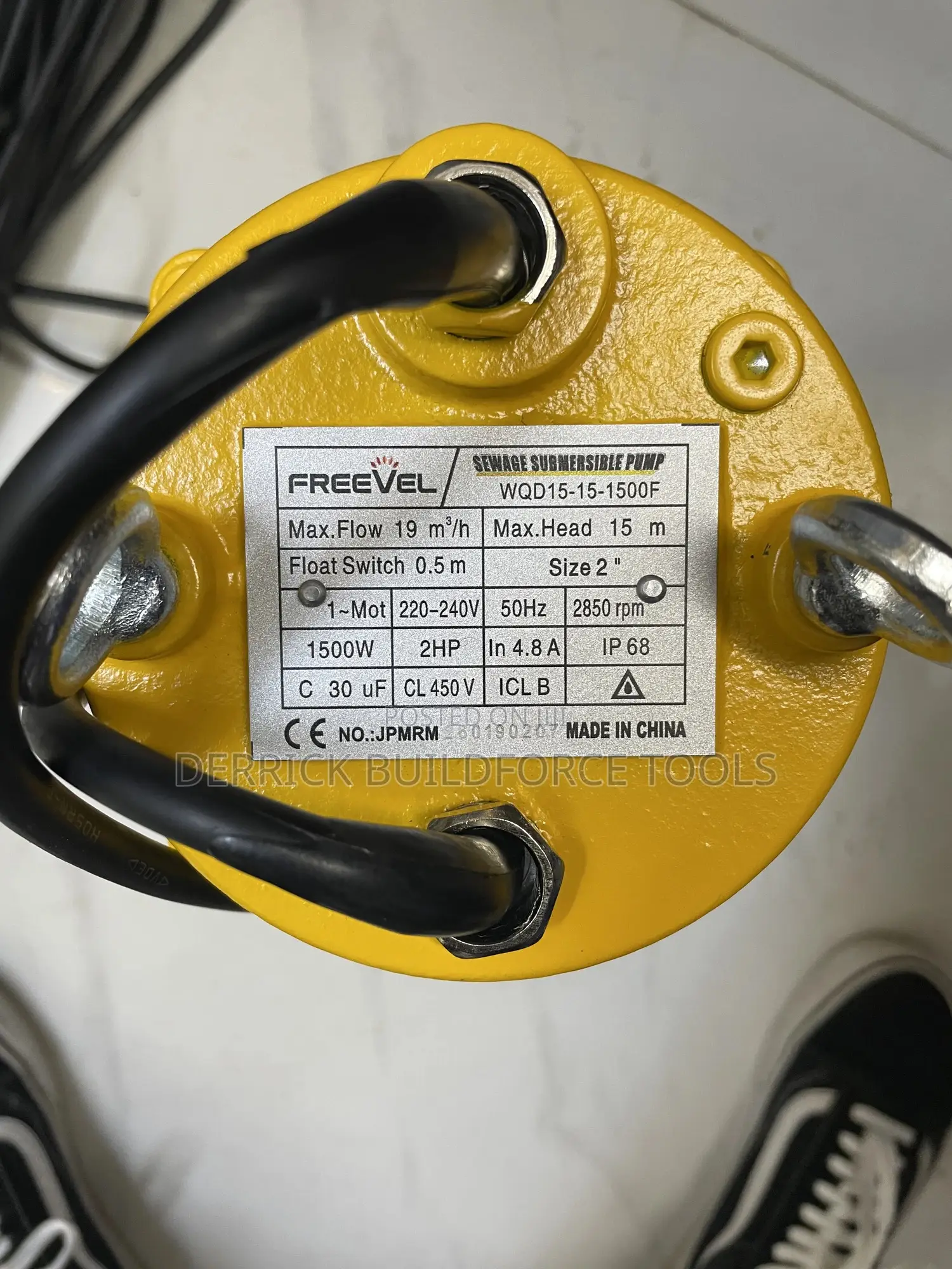 Freevel 2hp Sewage Submersible Pump