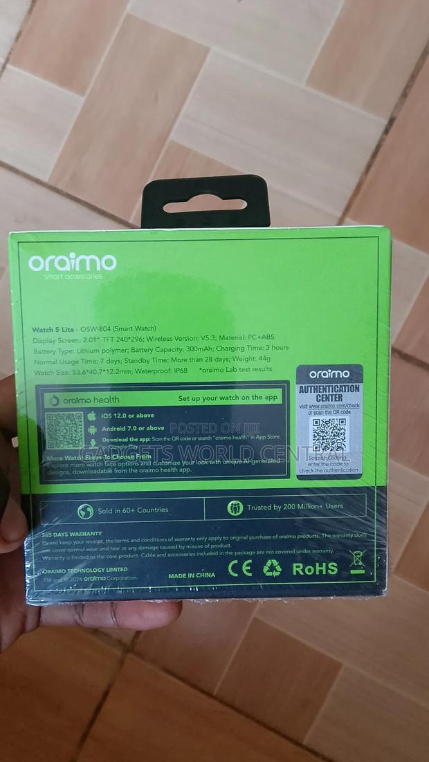 Oraimo Watch 5 Lite - thumbnail 2