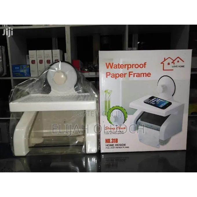Tissue Paper Holder With Suction*
Colours: White