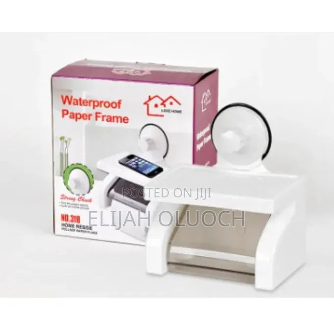 Tissue Paper Holder With Suction*
Colours: White