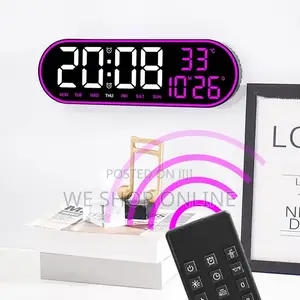 Led Digital Alarm Clock, 38*12cm
