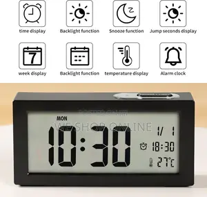 Digital Alarm Clock,Led Clock for Bedroom
