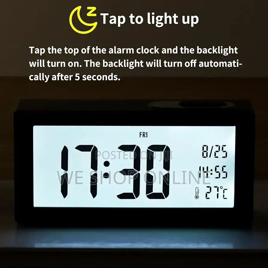 Digital Alarm Clock,Led Clock for Bedroom