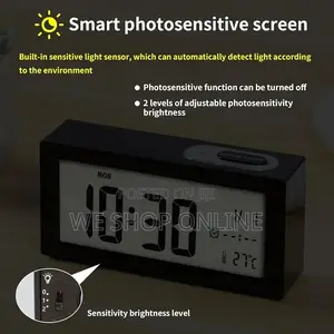 Digital Alarm Clock,Led Clock for Bedroom