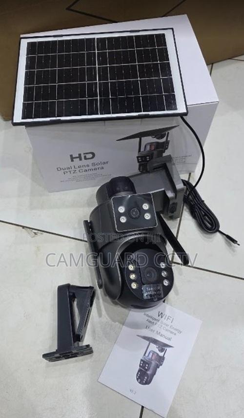 Ubox Dual Lens 6mp Wifi Solar Powered Camera