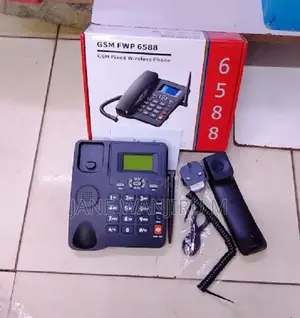GSM Deskphone Supporting Sms, Caller Id, and Battery Backups