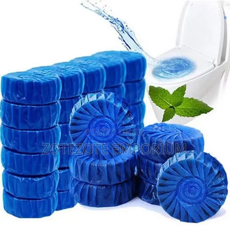 Blue Bubble Toilet Cleaner 1 Set 10pcs