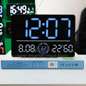 Modern Led Digital Alarm Clock, 33*22cm