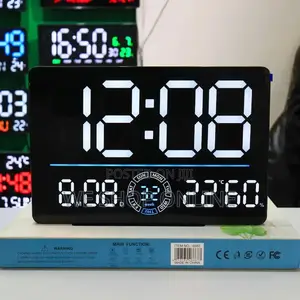Modern Led Digital Alarm Clock, 33*22cm