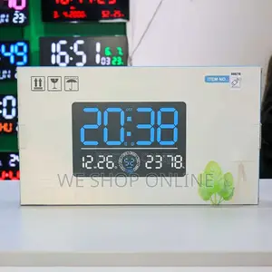 Modern Led Digital Alarm Clock, 33*22cm