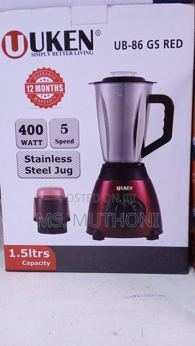 Uken 2 in 1 Stainless Steel Blender - thumbnail 2