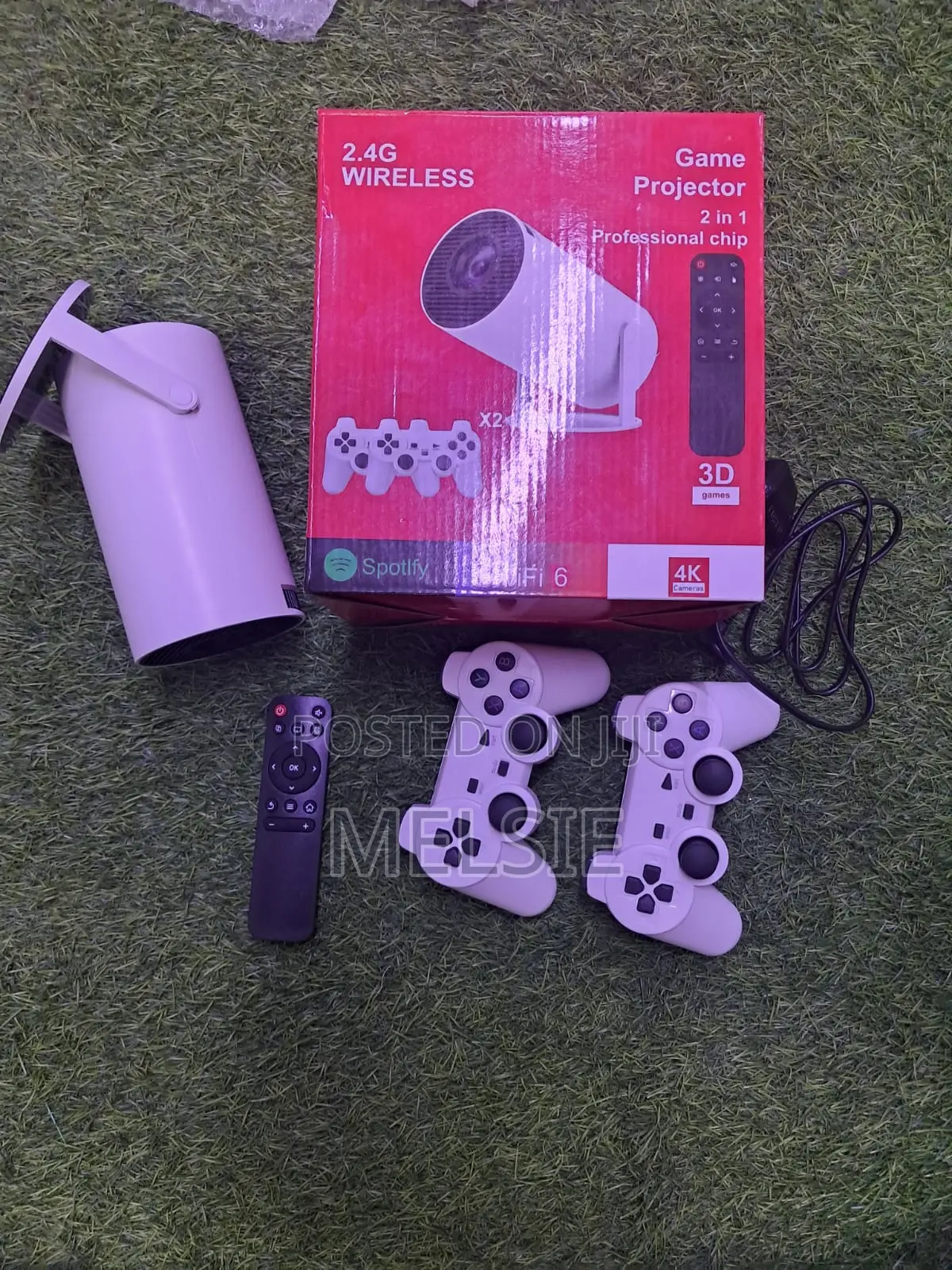 Hy300 Android 12 Smart Game Projector With Wireless Controllers