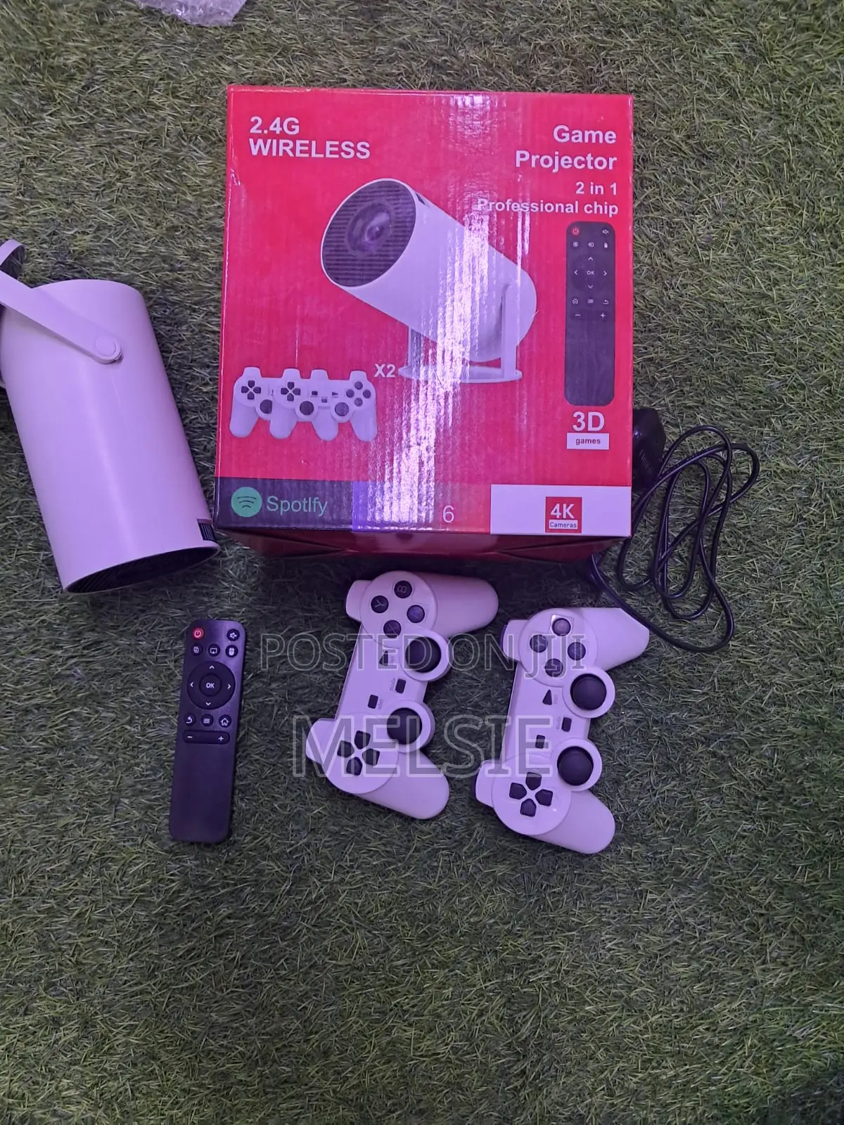 Hy300 Android 12 Smart Game Projector With Wireless Controllers