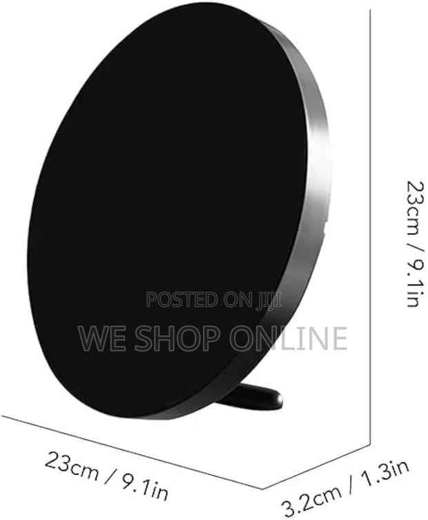 Round Led Digital Alarm Clock, Diameter 25.5cm - thumbnail 7