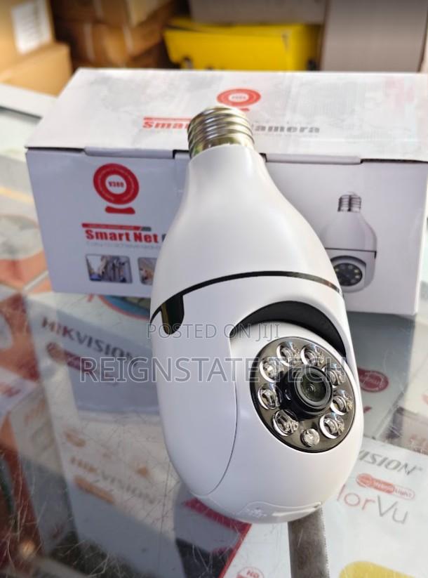#Rotating Wifi Bulb PTZ Camera V380 Bulb Camera