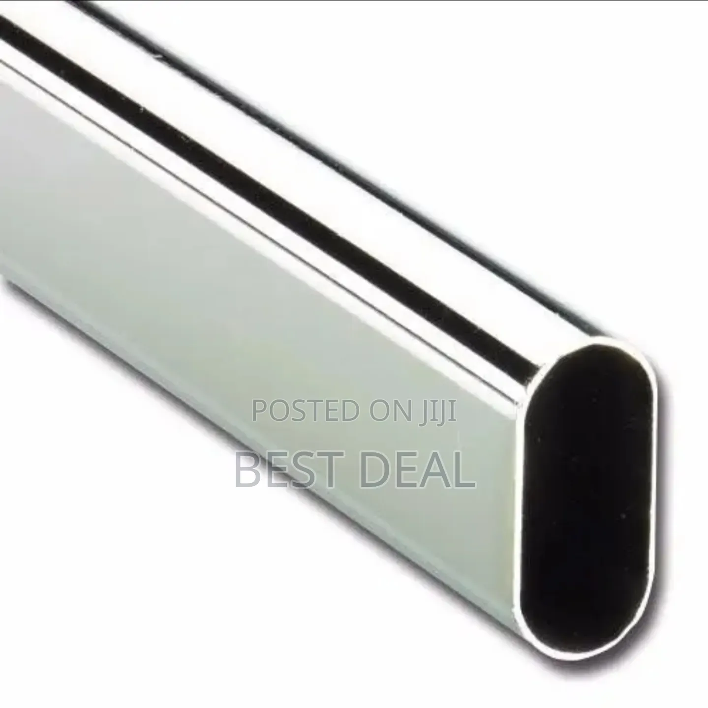 Oval Chrome Pipe 3 Metera