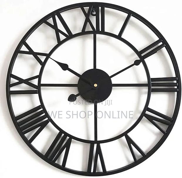 Large Numerals Wall Clock 60cm