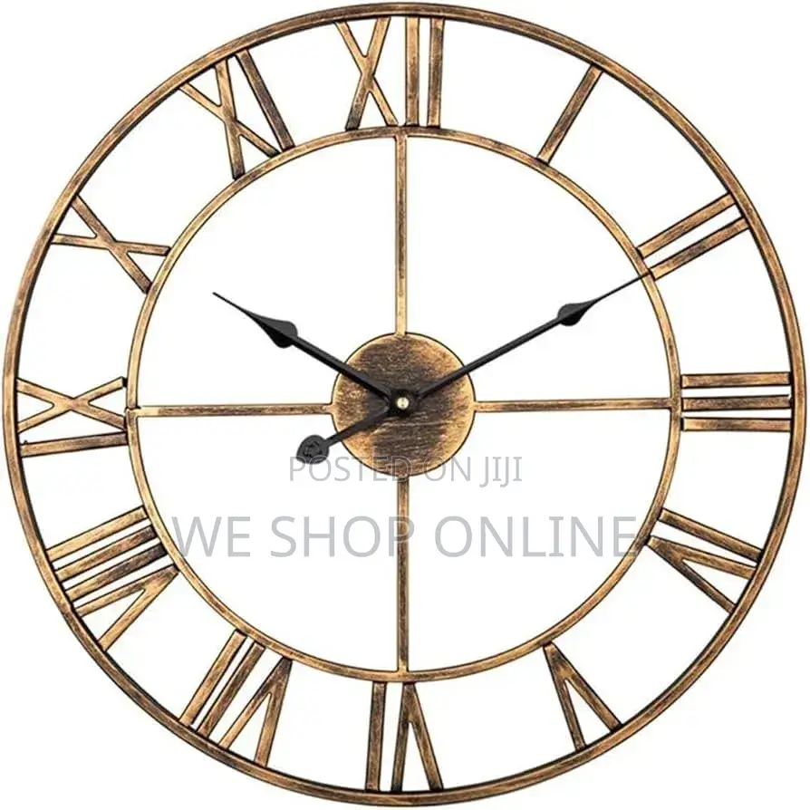 Large Numerals Wall Clock 60cm