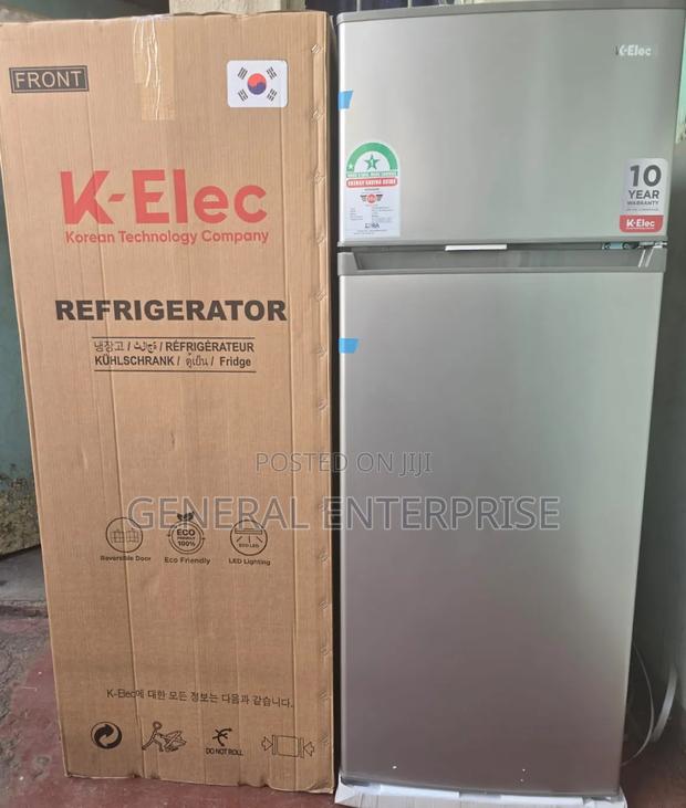 Klec 206l Double Door Fridge - main view