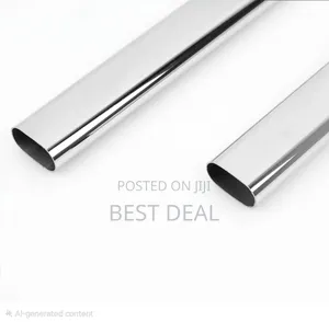 3meters Oval Chrome Pipe
