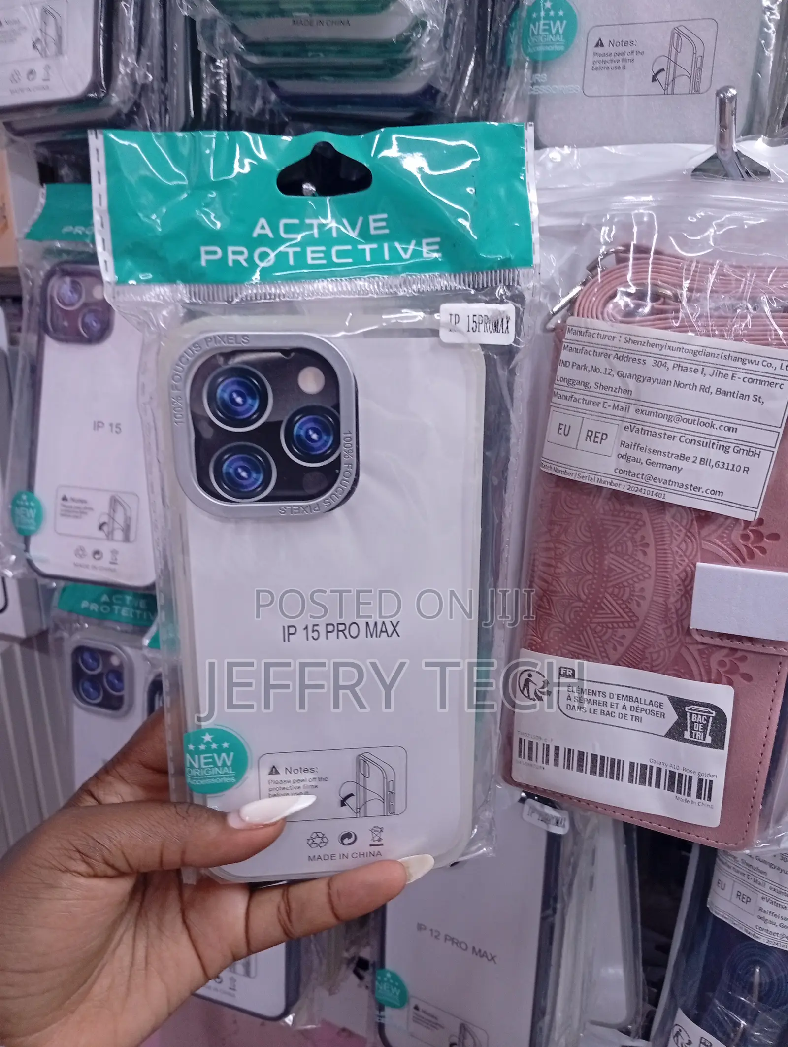 iPhone 15 Pro Max Clear Protective Phone Case
