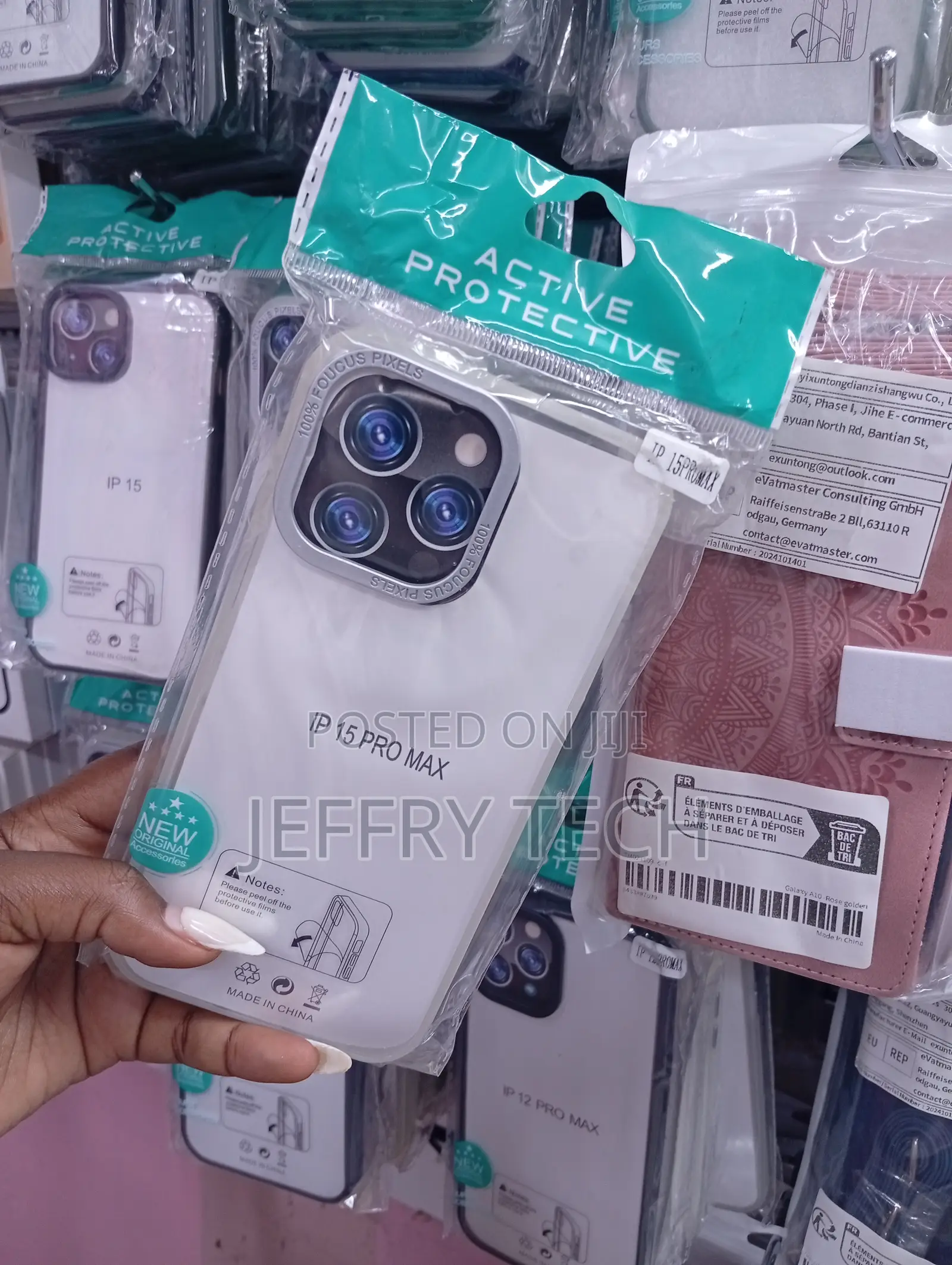 iPhone 15 Pro Max Clear Protective Phone Case