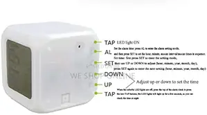 Color Changing Cube Led Alarm Clock